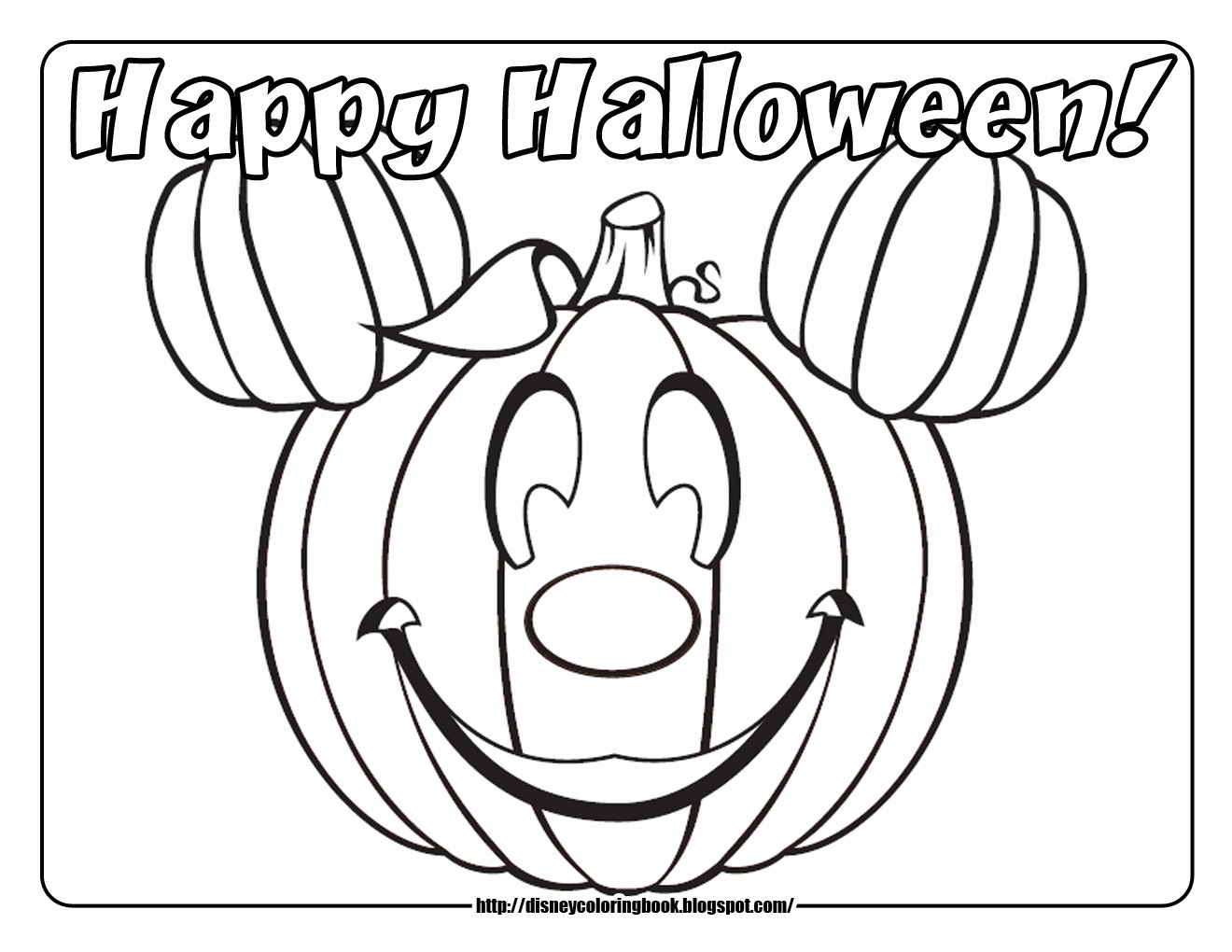 Plansa de colorat cu Halloween 59 118
